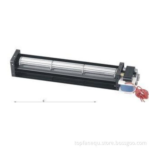 Ball Bearing AC Cross Flow Fans , Aluminum Impeller DC Elev